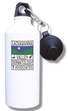 (image for) Lackawanna Valley Dermatology Associates Water Bottle - White