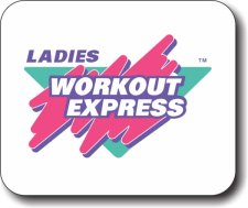 (image for) Ladies Workout Express Mousepad