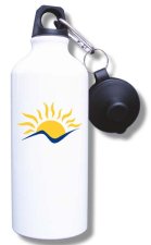 (image for) Lake Williamson Christian Center Water Bottle - White