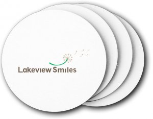 (image for) Lakeview Smiles Coasters (5 Pack)