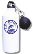 (image for) Lander, City of Water Bottle - White