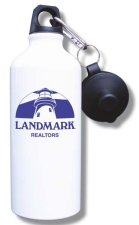 (image for) Landmark Realtors - Ludlow Water Bottle - White