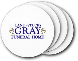 (image for) Lane Stucky Gray Funeral Home Coasters (5 Pack)