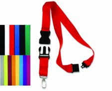 (image for) Lanyard with Breakaway Buckle Clip and Detachable Keychain
