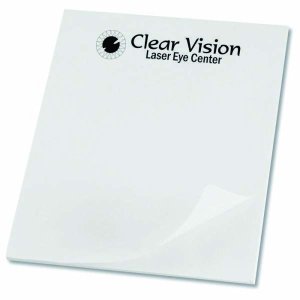 (image for) White Notepad - Large