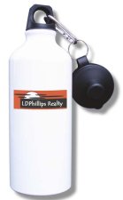 (image for) LDPhillips Realty Water Bottle - White