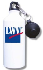 (image for) League of Women Voters of GA Water Bottle - White