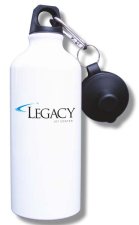 (image for) Legacy Jet Center Water Bottle - White