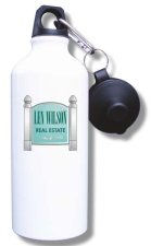 (image for) Len Wilson Real Estate LLC Water Bottle - White