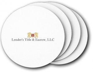 (image for) Lender\'s Title & Escrow Coasters (5 Pack)