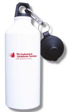 (image for) Leukemia and Lymphoma Society Water Bottle - White