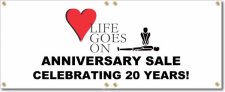 (image for) Life Goes On Banner Logo Center