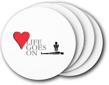 (image for) Life Goes On Coasters (5 Pack)
