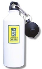 (image for) Lifetime Dreams Real Estate Services Water Bottle - White