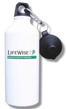 (image for) Lifewise Health Plan of Arizona Water Bottle - White