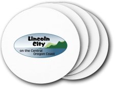 (image for) Lincoln City Vis. & Con. Bureau Coasters (5 Pack)