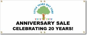 (image for) Little Years Day Care Banner Logo Center