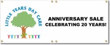 (image for) Little Years Day Care Banner Logo Left