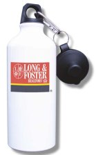 (image for) Long & Foster Realtors Water Bottle - White