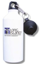 (image for) Long Island Convention & Visitors Bureau Water Bottle - White