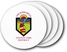 (image for) Los Altos Hills County Fire District Coasters (5 Pack)