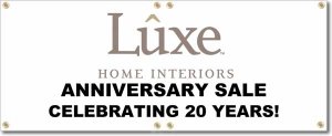 (image for) Luxe Home Interiors Banner Logo Center