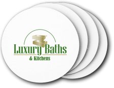 (image for) Luxury Baths and Kitchens Coasters (5 Pack)