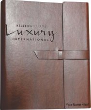 (image for) Luxury International Brown Leather Padfolio