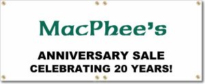 (image for) MacPhee\'s Restaurant & Pub Banner Logo Center