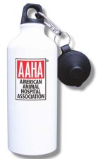 (image for) Maple Tree Veterinary Hospital Water Bottle - White