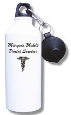 (image for) Marquis Mobile Dental Services Water Bottle - White