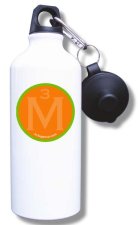 (image for) Mass Media Marketing Water Bottle - White