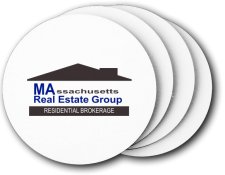 (image for) Massachusetts Real Estate Group Coasters (5 Pack)