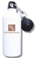 (image for) McDougald Realty Water Bottle - White