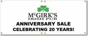 (image for) McGirk\'s Irish Pub Banner Logo Center