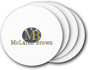 (image for) McLaren Brown Coasters (5 Pack)