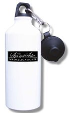 (image for) Medallion Hotel Water Bottle - White
