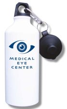 (image for) Medical Eye Center Water Bottle - White