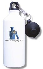 (image for) Medical Imaging, Inc Water Bottle - White