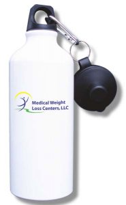 (image for) Medical Weight Loss Centers Water Bottle - White