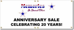 (image for) Memories in Stained Glass Banner Logo Center