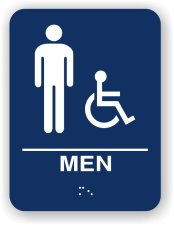 (image for) MT200 - Microtel Men's Restroom Sign