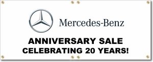 (image for) Mercedes-Benz Banner Logo Center