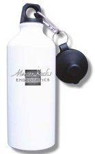 (image for) Mercer Bucks Endodontics Water Bottle - White