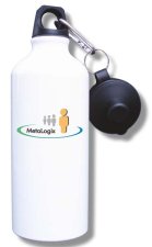 (image for) MetaLogix, Inc. Water Bottle - White