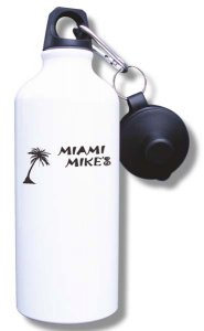 (image for) Miami Mike\'s Water Bottle - White