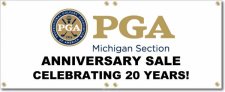 (image for) Michigan Section PGA Banner Logo Center