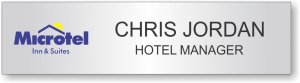 (image for) Microtel Inn & Suites Silver Name Plate