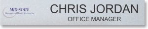 (image for) Mid-State Occupational Health Nameplate