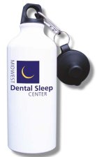 (image for) Midwest Dental Sleep Center Water Bottle - White